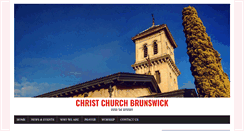 Desktop Screenshot of christchurchbrunswick.org