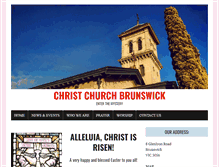 Tablet Screenshot of christchurchbrunswick.org